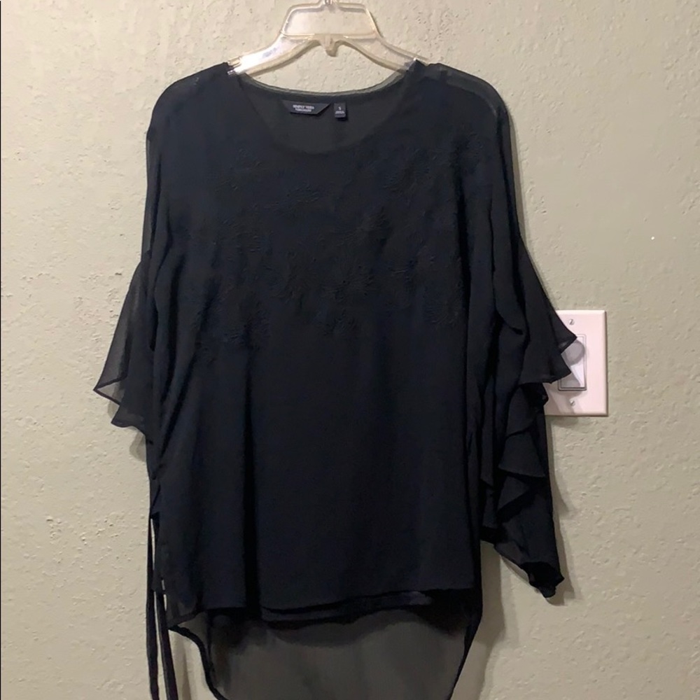 Vera Wang Black Blouse